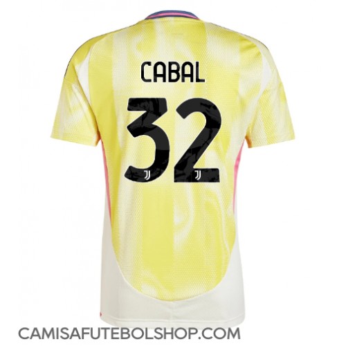 Camisa de time de futebol Juventus Juan Cabal #32 Replicas 2º Equipamento 2024-25 Manga Curta